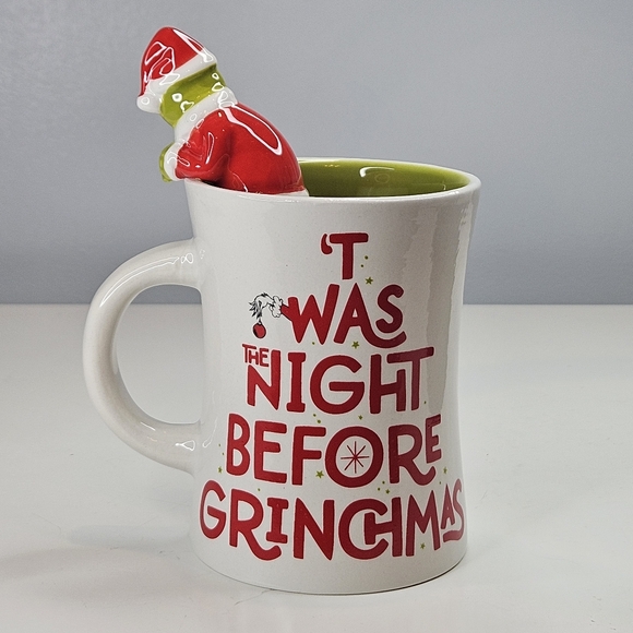 Dr. Seuss The Grinch Who Stole Christmas Coffee Mugs Grinchmas Set of 2 - Picture 12 of 15